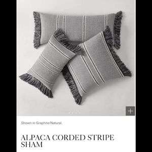 Restoration hardware alpaca sham NEW